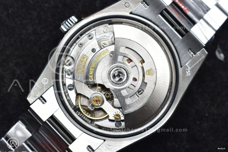 President Best vr3255 Steel (Gain Bracelet Blue SS Dial DayDate 904L Roman 36 on Weight) V5 QF Edition Light 0427